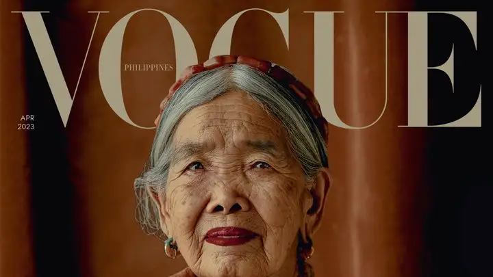 ¡Increíble! La tatuadora más longeva de Filipinas aparece en la portada de Vogue a los 106 años
